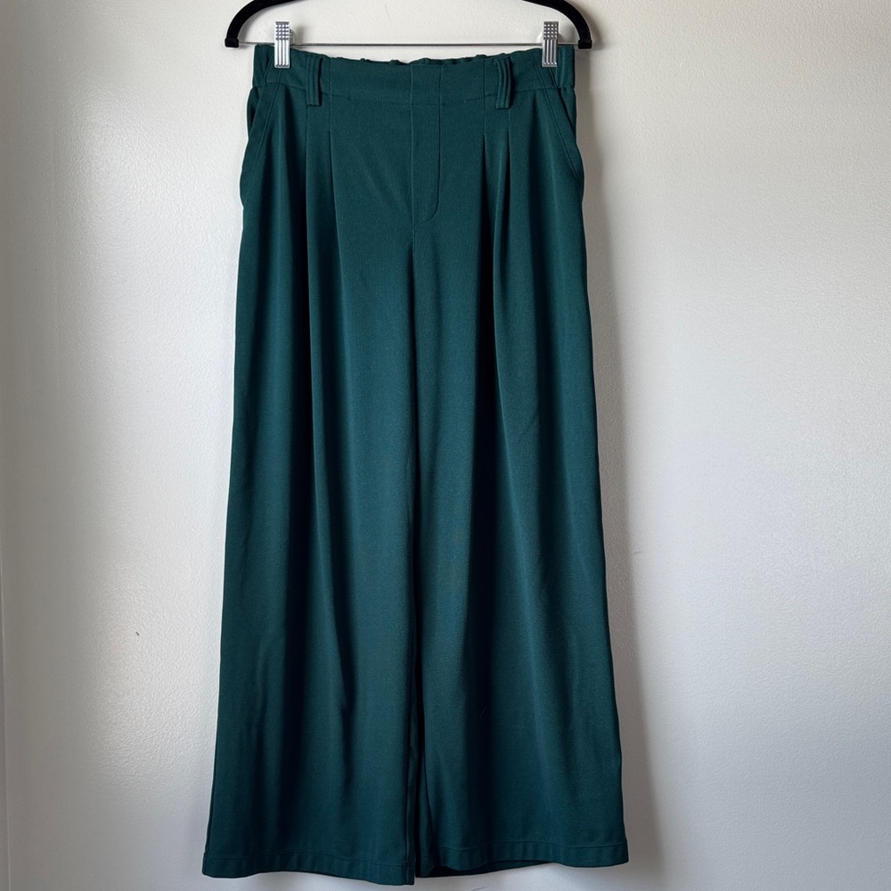HALARA Deep Teal Wide Leg Bootcut Pants